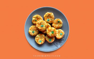 Crocchette di miglio e carote con scorza di limone – cotte in forno