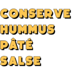 Conserve, hummus, pâté & salse