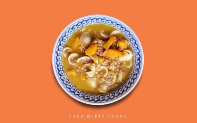 Instant Pot – Zuppa di lenticchie e zucca con pasta di semola